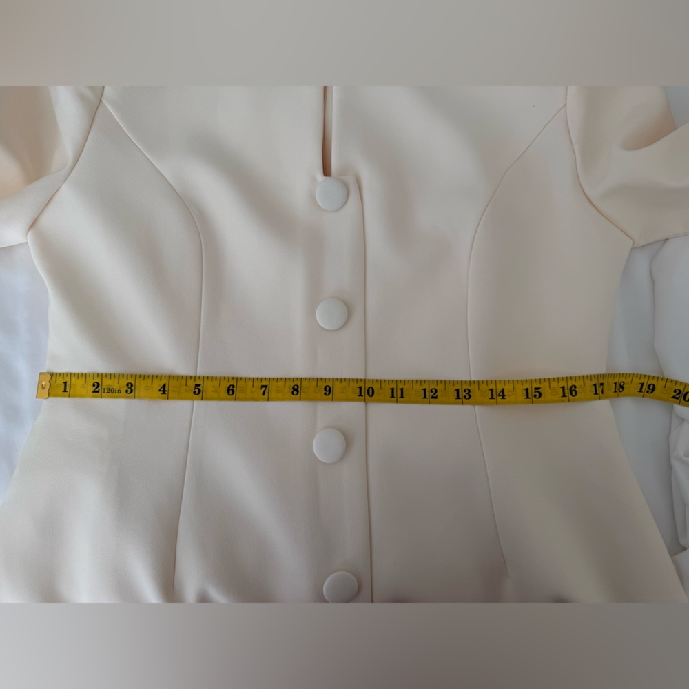 NWT Odd Muse The Ultimate Muse Long Sleeve Button Down Dress Ecru XXL - Picture 11 of 11
